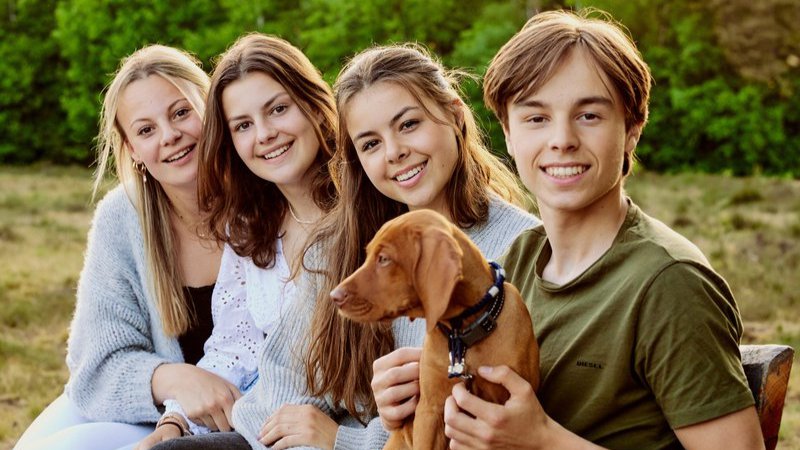 familie fotoshoot buiten