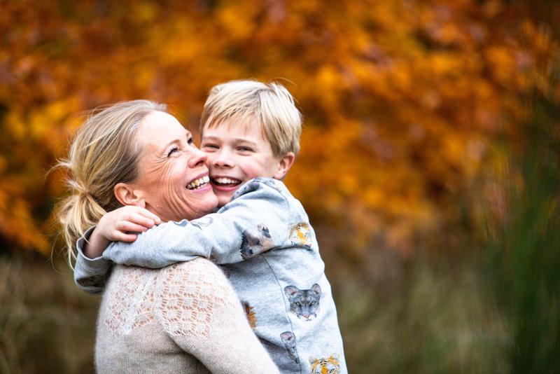 familie fotoshoot buiten