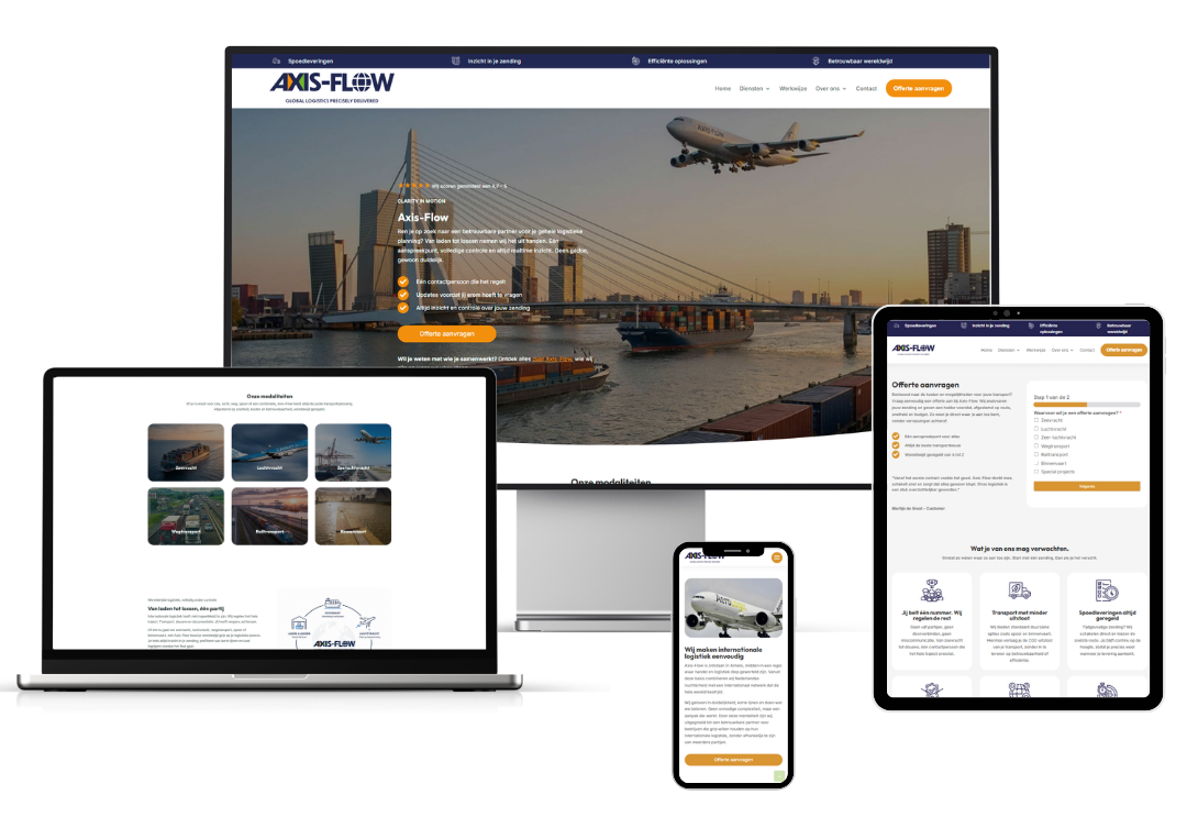 website laten maken logistieke bedrijven